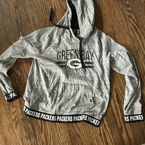 Green Bay packers hooded sweatshirt large